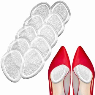 High Heel Comfort Insoles For Pain | Gel Cushions For Feet | Gel Shoe Inserts | Gel Pads For Feet | Non Slip Inner Shoe Sticky Gel Pads